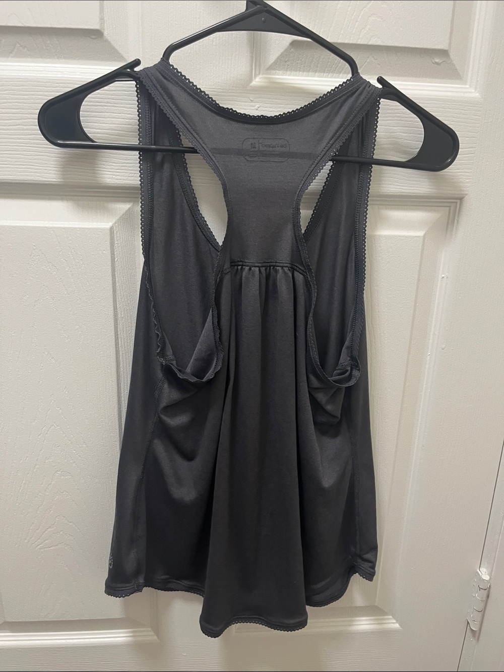 be inspired Black Racerback Tank with Subtle Trim - Picture 2 of 3